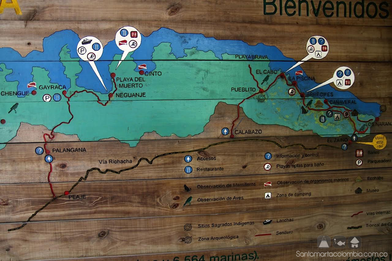 Parque Tayrona de Santa Marta